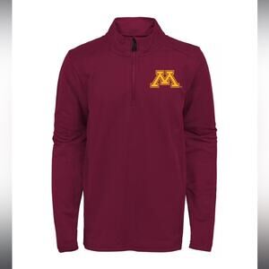 Minnesota Golden Gophers Maroon Quarter-Zip Pullover Youth XL